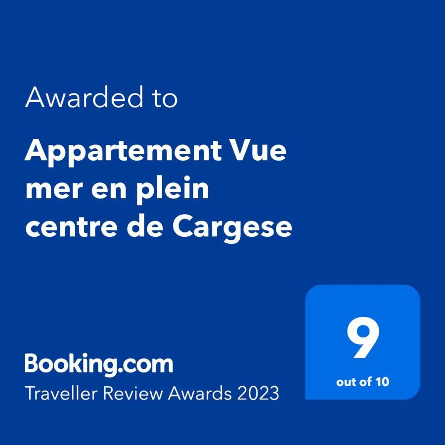 Appartement Vue Mer En Plein Centre De Cargèse Eksteriør bilde